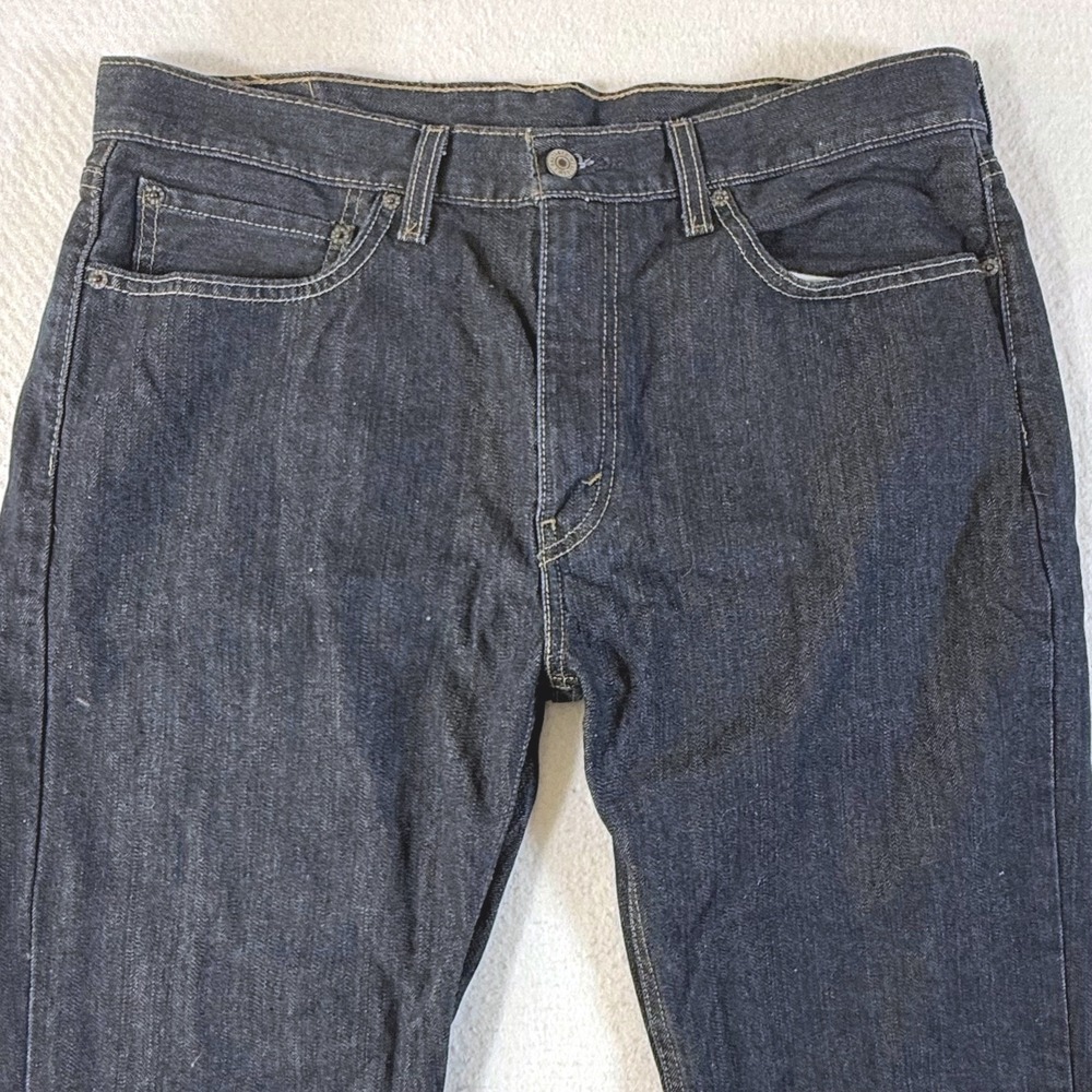 Levi 527 Slim Bootcut Jeans Mens 36x34 WaterLess Denim Dark Indigo Indigo